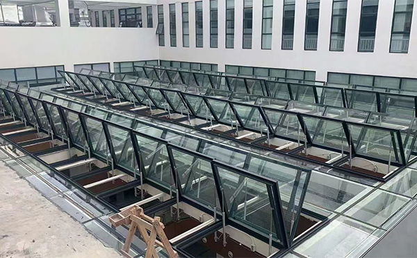 百安科技有限公司近期叶城排烟窗项目案例分享